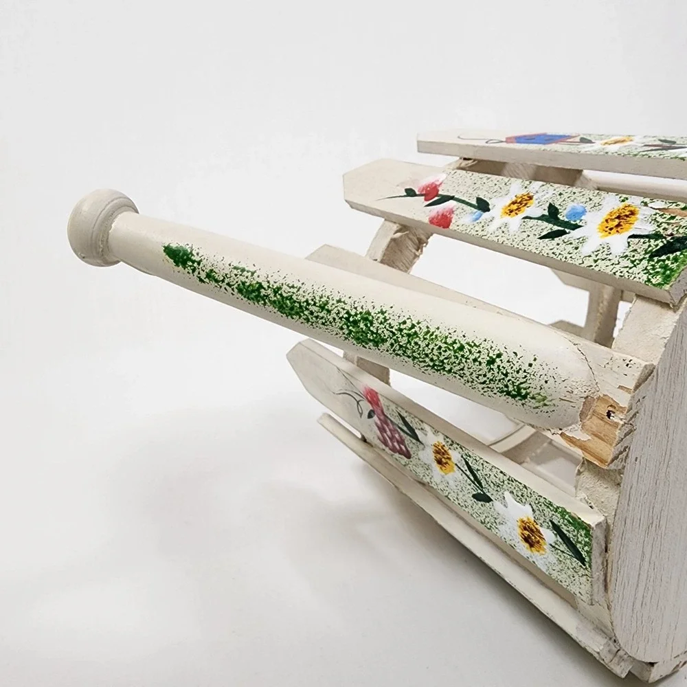 VINTAGE‎ Home Interiors & Gifts White Picket Fence Floral Basket Watering Can